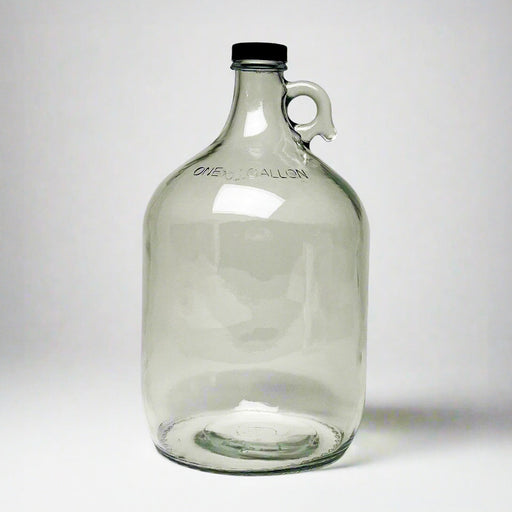 Rustic Strength 1 Gallon Glass Jug with Cap Accessory Light Gray