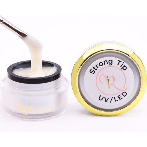 Red Iguana LLC Strong Tip builder gel (with Fiber) Builders White Smoke 5g (sampler size)