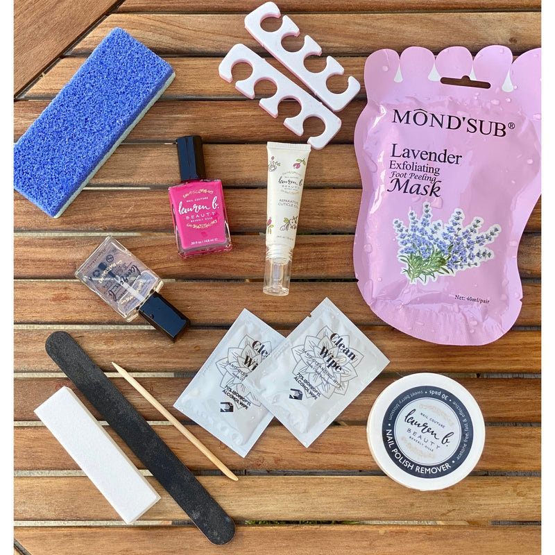 laurenbbeauty DIY Pedicure Kit Dark Khaki