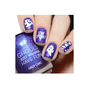 UberChic Beauty Halloween-05 Stamping Plate Gray