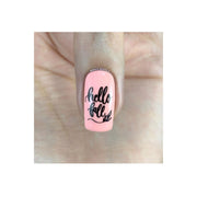 UberChic Beauty Hello Fall & Pumpkin Spice Stamping Plate Dark Gray