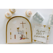 Be A Heart Holy Spirit Dove Paper Cups Disposable Tableware Dark Gray
