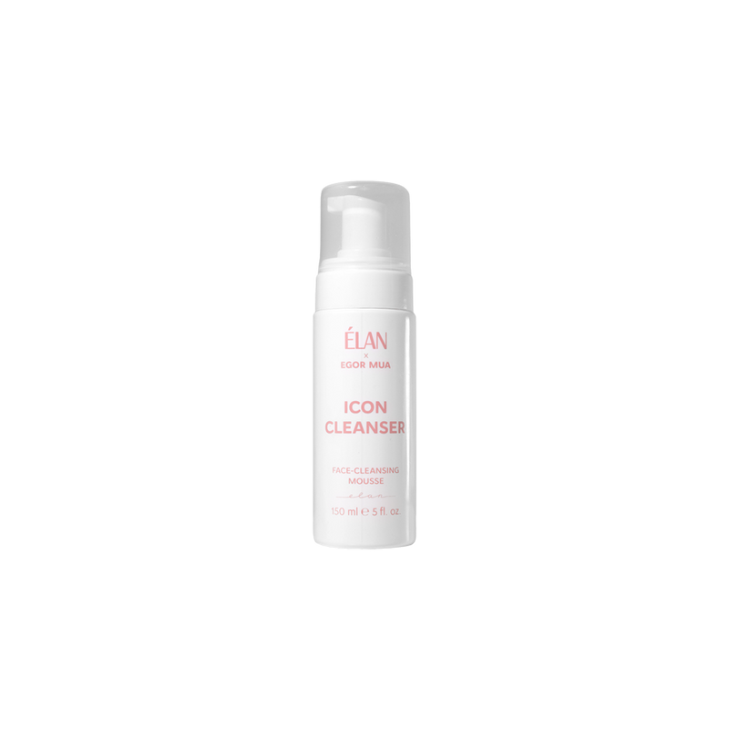 nbmsupply Elan Professional Line İCON CLEANSER: Face-cleansing Mousse 150ML White Smoke