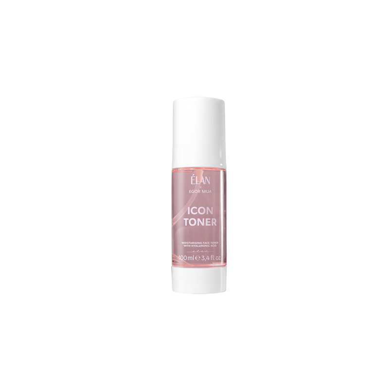 nbmsupply Elan Professional Line İCON TONER: Moisturising Face Toner with Hyaluronic Acid 100ML White Smoke