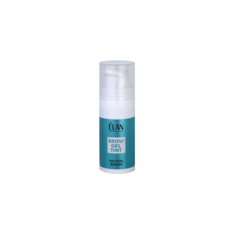 nbmsupply Elan Professional Line Brow Gel Tint Neutral Brown 10ML Light Gray