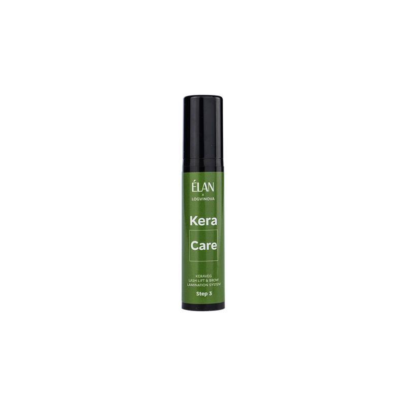 nbmsupply Elan Professional Line KeraCare Lash and Brow Caring Serum Step 3 10ML Dark Olive Green
