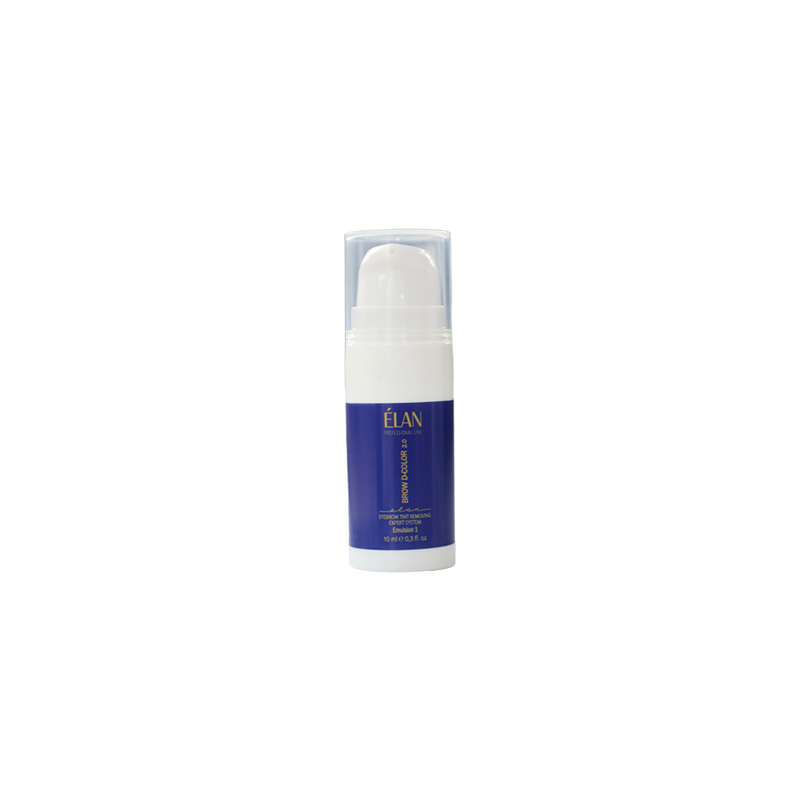 nbmsupply Elan Professional Line Eyebrow Tint Removing Expert System «BROW D-COLOR 2.0» Emulsion 1  10ML Light Gray