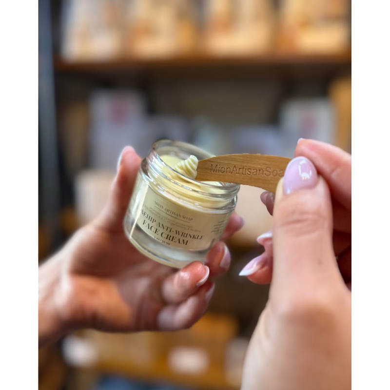 MION Artisan Soap Co. Rosehip Anti-Wrinkle Face Cream | Light Texture | Rich in Vitamins A & C face cream Dark Slate Gray