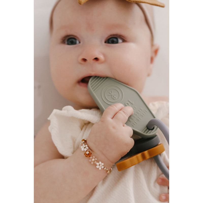 Be A Heart Keys to the Kingdom Silicone Teethers Baby Activity Toys Rosy Brown Keys To The Kingdom Sage,Keys To The Kingdom Blush