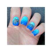UberChic Beauty Seas The Day Stamping Plate Dark Gray