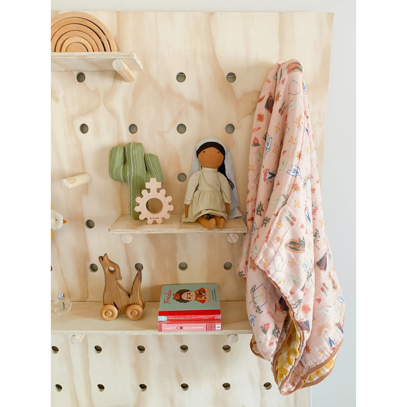 Be A Heart Pink Marian Deluxe Muslin Baby Blanket Quilt Swaddling & Receiving Blankets Light Gray