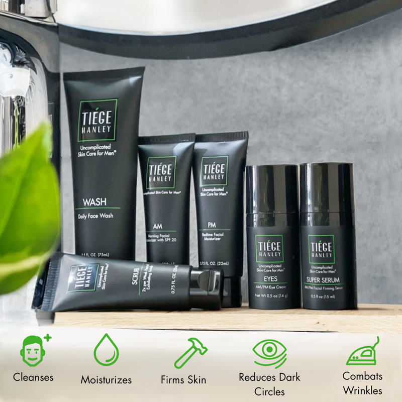 Tiege Hanley The Anti-Aging Routine for Men System Dark Gray