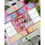 Rude Cosmetics Lip Oil Massage Lip Oil Light Gray Chillaxin' Cherry,Energizing Grapefruit,Strawberry Sauna,Peach Refresh,Pampered Passionfruit,Green Tea Detox