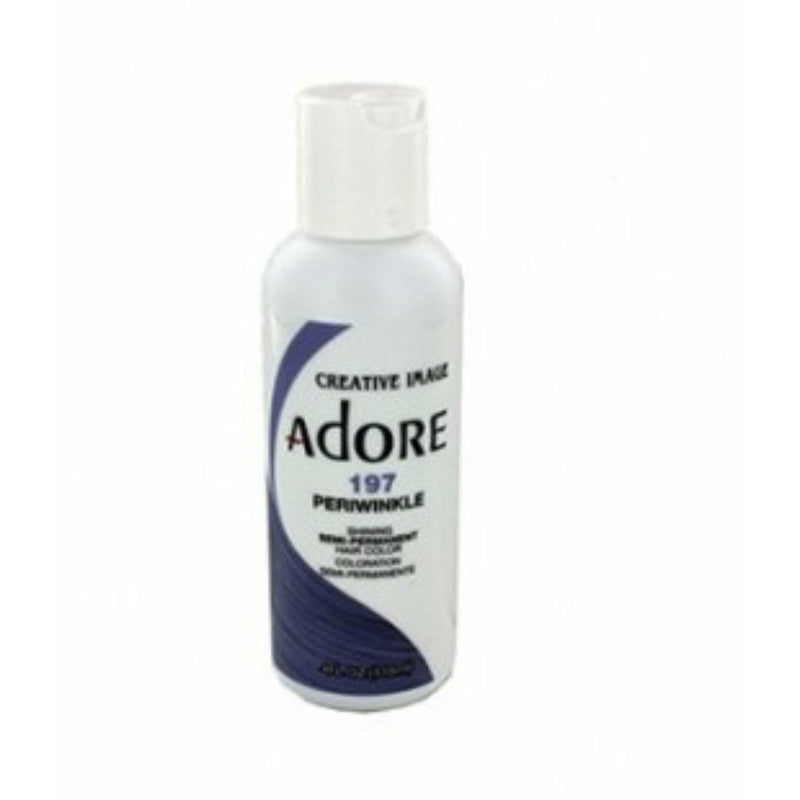 VIP Extensions Adore Semi-Permanent Hair Color, 4 fl oz Semi-Permanent Hair Color Light Gray 197 PERIWRINKLE