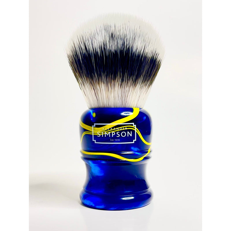 Simpsons Simpsons Trafalgar T2 Royal Pearl Sovereign Fibre Synthetic Shaving Brush Shaving Brush Midnight Blue