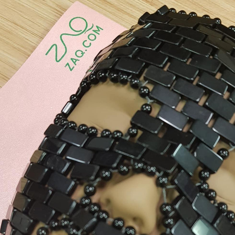 ZAQ Skin & Body ZAQ Black Obsidian FACE MASK - Handmade Dark Slate Gray