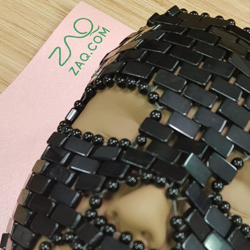 ZAQ Skin & Body ZAQ Black Obsidian FACE MASK - Handmade Dark Slate Gray