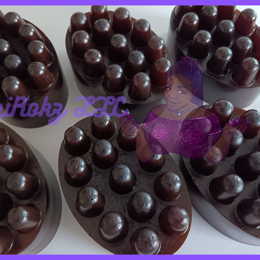 KaziRokz Espresso Rok Massage Therapy Soap Bar 5oz.(100% Vegan / Cruelty Free) Aloe Vera + Coffe Beans. Dark Slate Gray