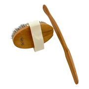 Dural Dural Steamed Beech Wood Bath Brush With Horse Hair / Sisal Bristles Bath Brush Sienna