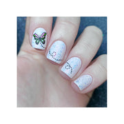 UberChic Beauty Butterflies Stamping Plate Dark Gray