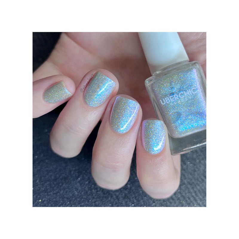 UberChic Beauty Dream Maker - Holographic Polish Regular Polish Light Slate Gray
