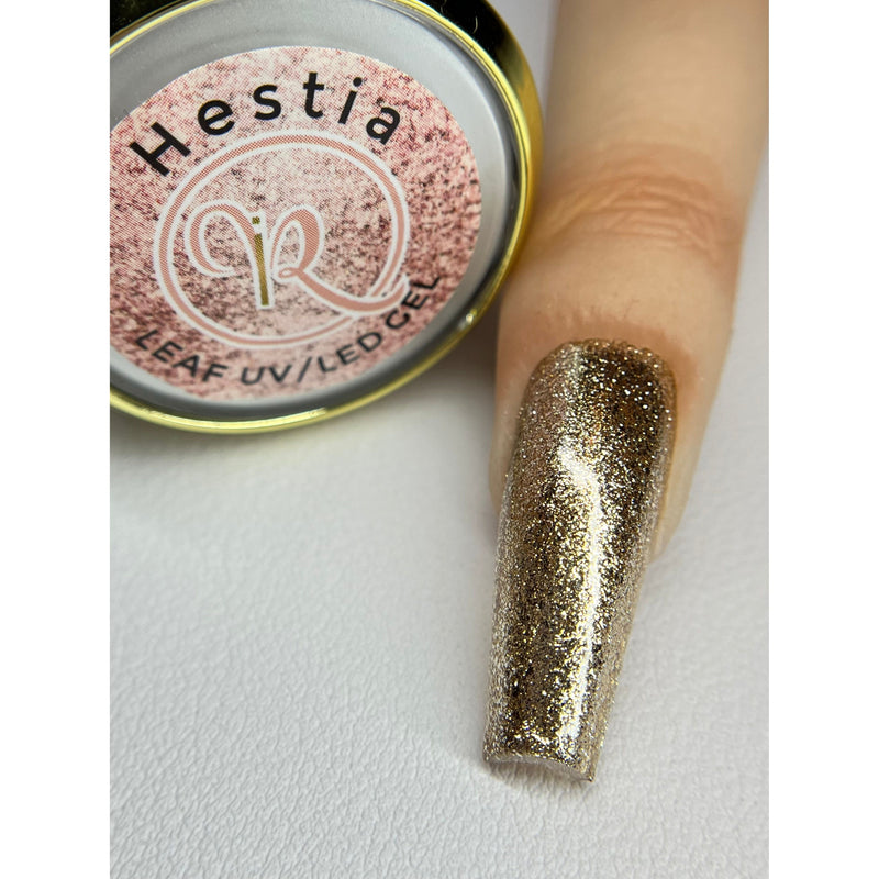 Red Iguana LLC Hestia Greek Goddess Gel Nail Art Gray