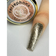 Red Iguana LLC Persephone Greek Goddess Gel Nail Art Gray