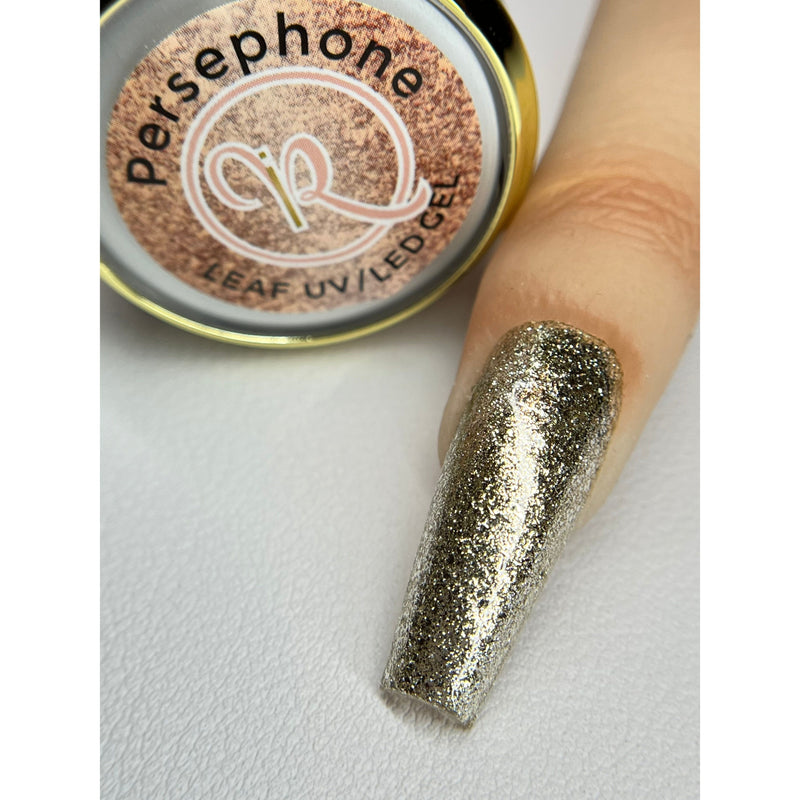 Red Iguana LLC Persephone Greek Goddess Gel Nail Art Gray