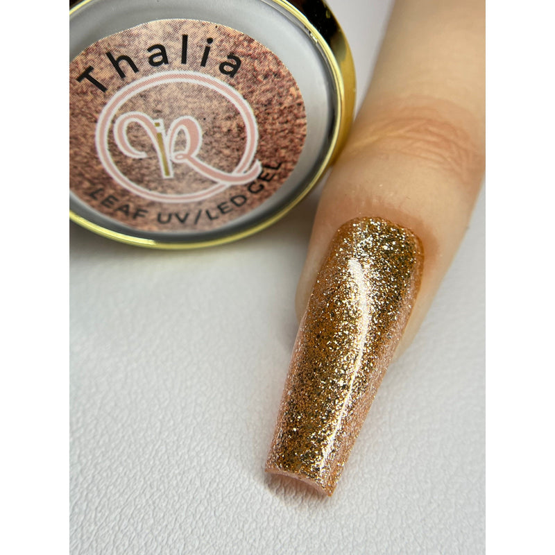 Red Iguana LLC Thalia Greek Goddess Gel Nail Art Gray