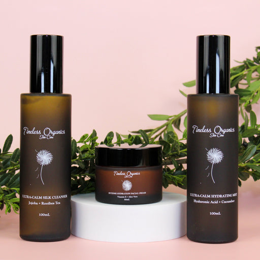 Timeless Organics Skin Care Ultra-Calm Moisturizing Kit Kit Light Gray