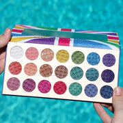 Rude Cosmetics United Shimmerdom -  21 Shimmer Eyeshadow Palette Eyeshadow Palettes Light Gray United Shimmerdom