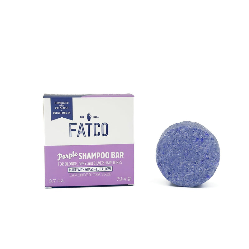 FATCO Skincare Products Purple Shampoo Bar Shampoo & Conditioner Light Slate Gray