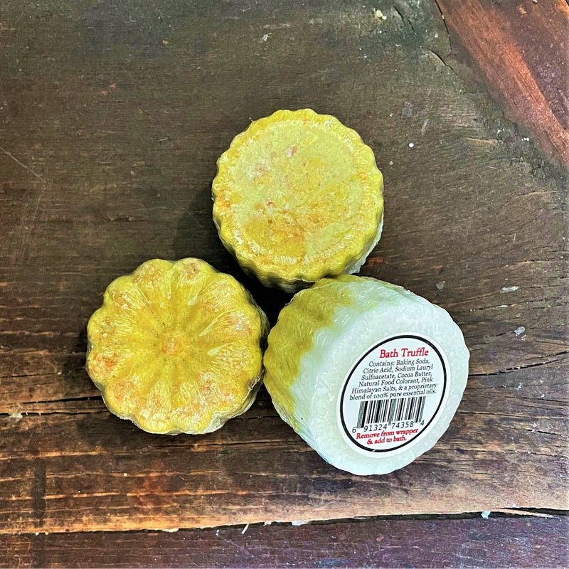 Soaplicity Bubble Bath Truffle - Mini Bubble Bath Bomb with Cocoa & Mango Butter - 1 Truffle Bath Truffles Dim Gray A Hot Pink Mess (available year round),Lavender Vanilla (Seasonal - Jan - Jun),Lemon Rose (Seasonal - Jan-Jun),Euphoria (Seasonal - Jan-Jun),Orange Creamsicle (Seasonal - Apr-Aug),Dark Matter (Seasonal - Aug - Oct),Voodoo (Seasonal - Aug-Oct),White Christ