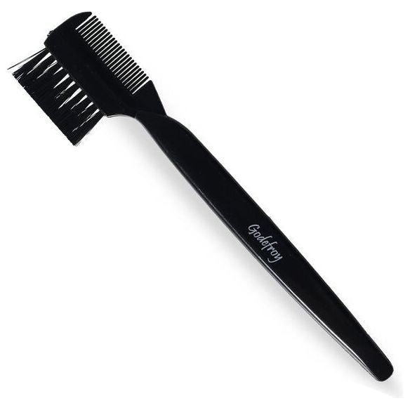 GodefroyBeauty Eyelash Comb and Eyebrow Brush, Eyelash Brush Dual Ended Set Eyebrow brush Black