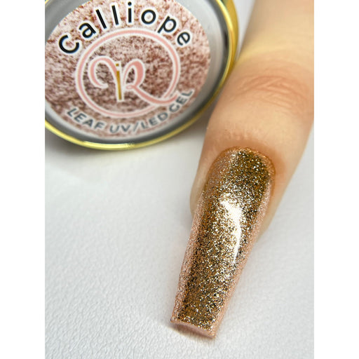 Red Iguana LLC Calliope Greek Goddess Gel Nail Art Light Gray