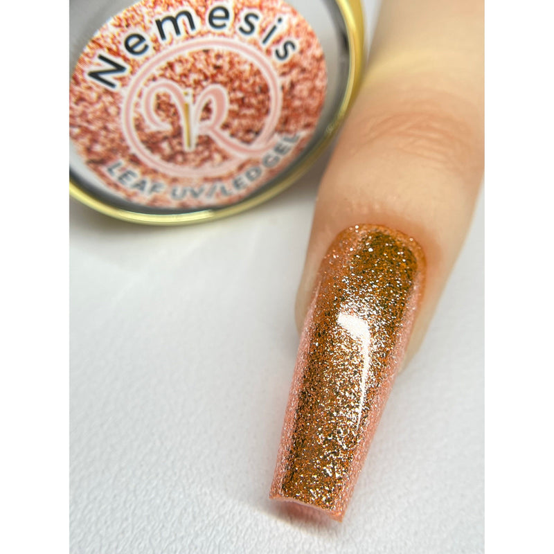 Red Iguana LLC Nemesis Greek Goddess Gel Nail Art Light Gray