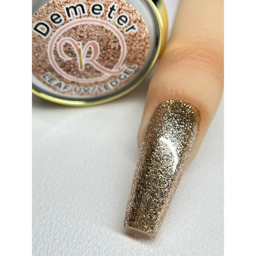 Red Iguana LLC Demeter Greek Goddess Gel Nail Art Light Gray