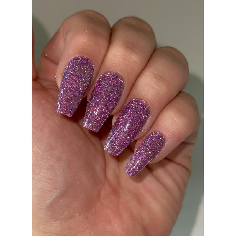UberChic Beauty Reflective Holo Glitter: Aphrodite Powder Dim Gray