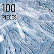 GodefroyBeauty Frosted Mini Cosmetic Spatula - 100 Pieces Applicator Stick Dark Gray