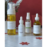 Lustful Bath, LLC LUSTFUL GLO ULTIMATE FACE CARE KIT is Facial Cleansing Kit Dark Gray Turmeric & Lemon,Willow & Oats