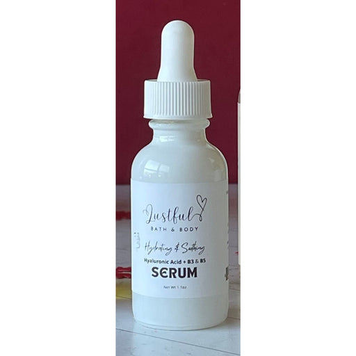 Lustful Bath, LLC FACE SERUM - HYALURONIC ACID Face Serum Dark Gray HYALURONIC ACID + B3 & B5,HYALURONIC ACID + B3, B5 & ALLANTOIN,HYALURONIC ACID + VITAMIN C & ALOE
