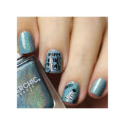 UberChic Beauty New Year New Digits Stamping Plate Rosy Brown