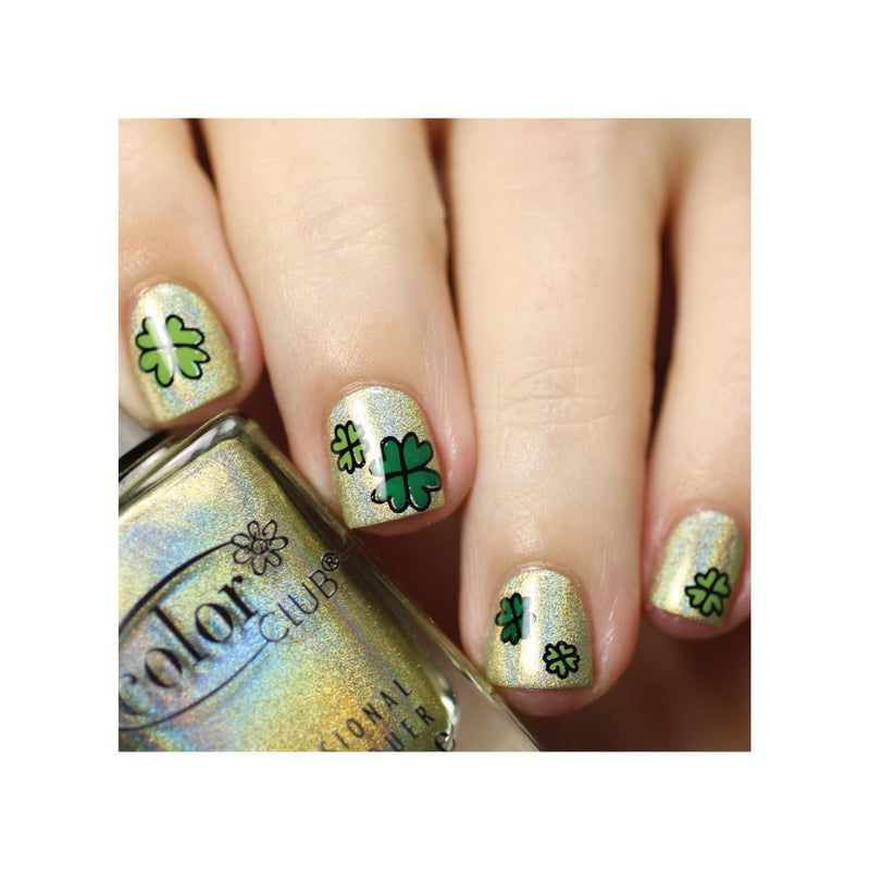 UberChic Beauty St Patrick's Day-05 Stamping Plate Tan