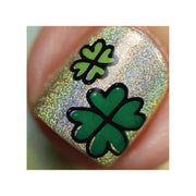 UberChic Beauty St Patrick's Day-05 Stamping Plate Dim Gray