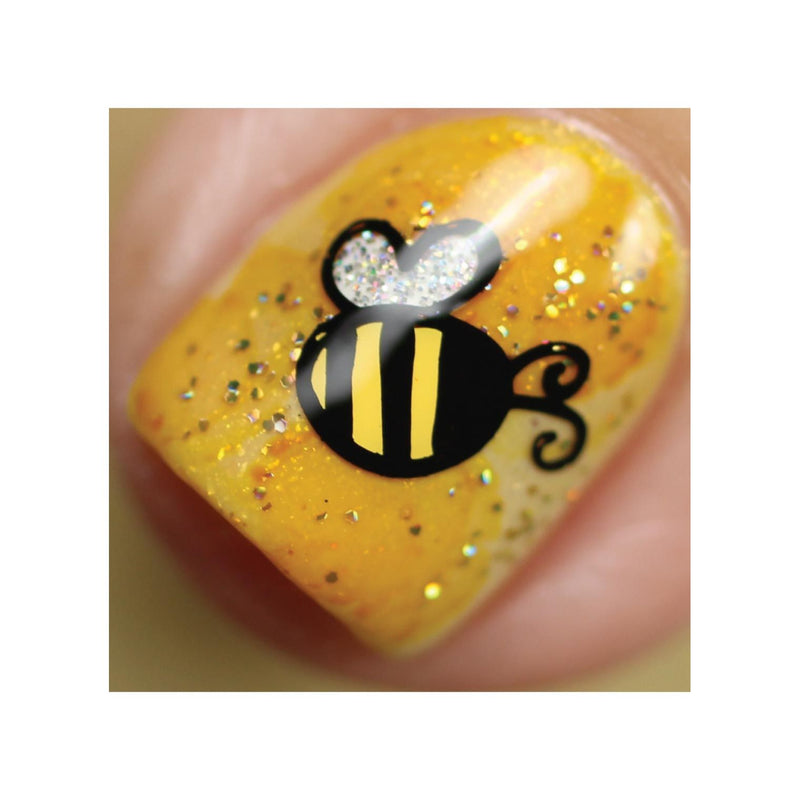 UberChic Beauty Hello Spring Stamping Plate Dark Khaki