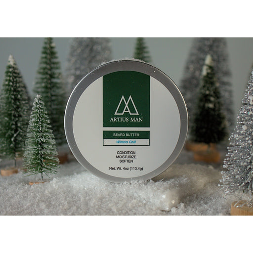 Artius Man Winter’s Chill Beard Butter – Cooling Peppermint and Eucalyptus Beard Conditioner (4 oz) Dim Gray