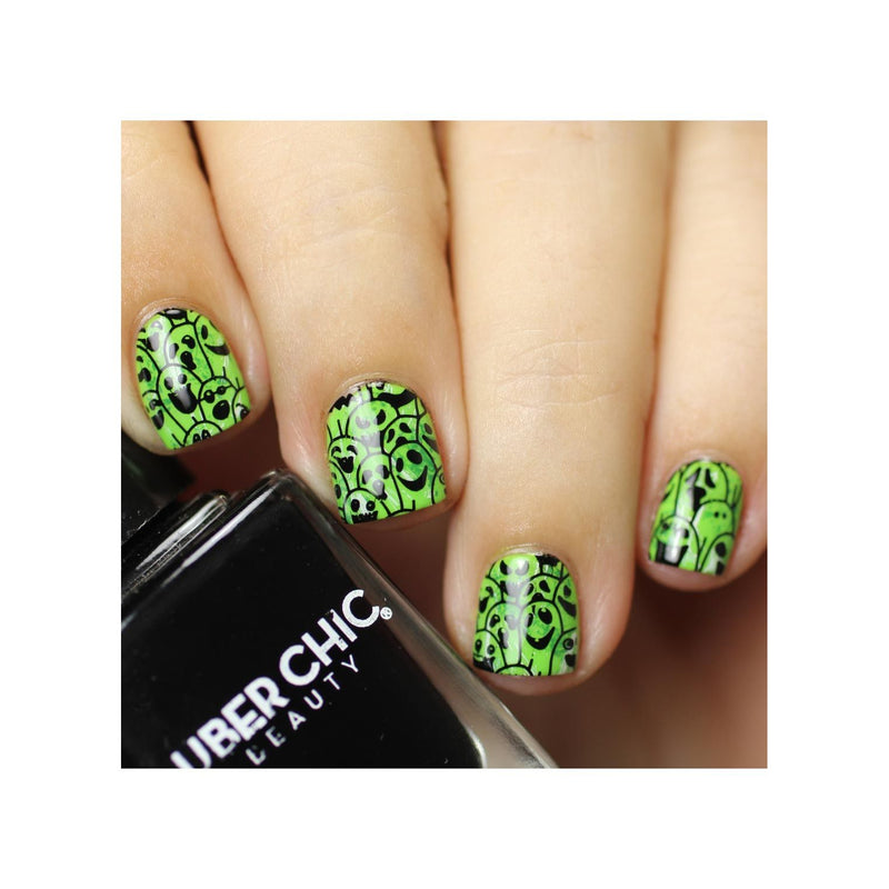 UberChic Beauty Halloween-08 Stamping Plate Tan