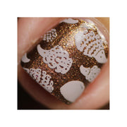 UberChic Beauty I Always Fall For Autumn Stamping Plate Rosy Brown