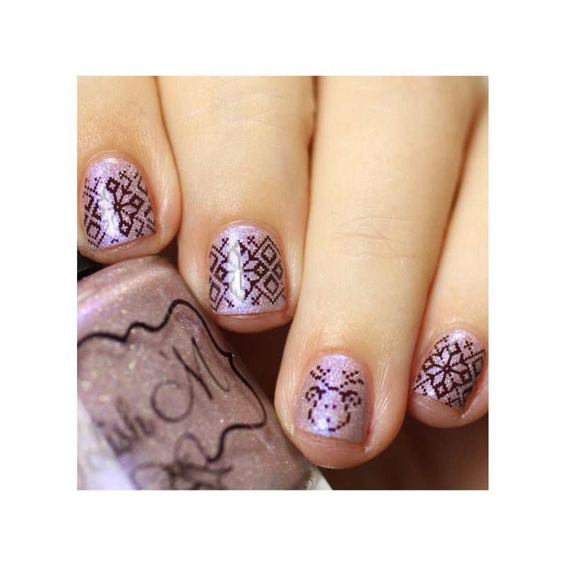 UberChic Beauty The Ultimate DIY Sweater Stamping Plate Tan