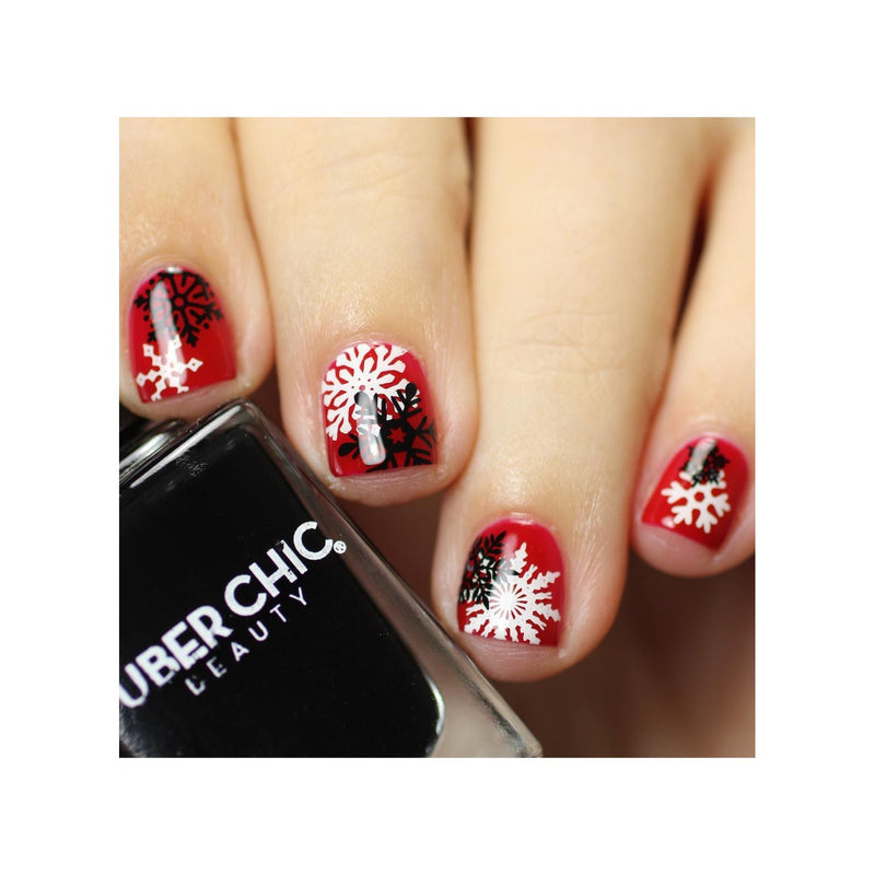 UberChic Beauty Let It Snow Stamping Plate Tan